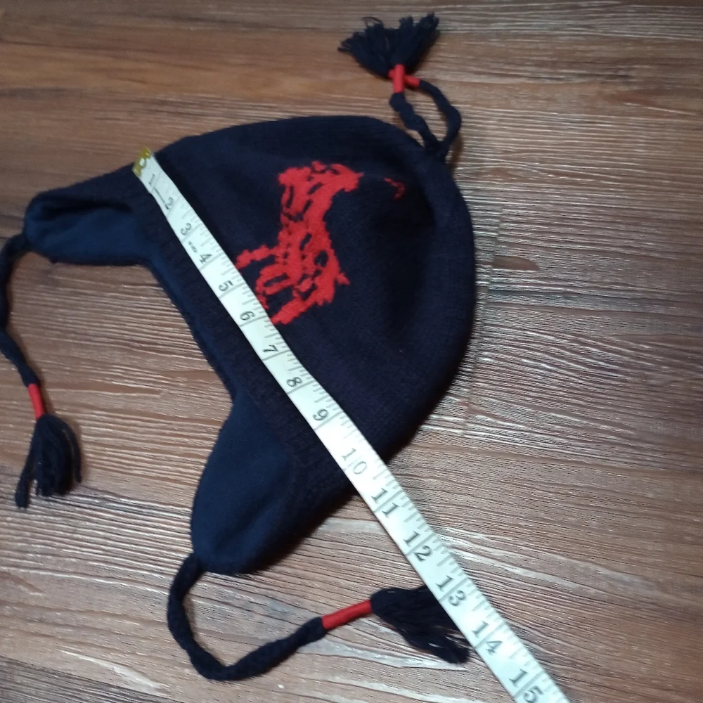 Polo by Ralph Lauren Blue Label Big Pony Lambswool Beanie